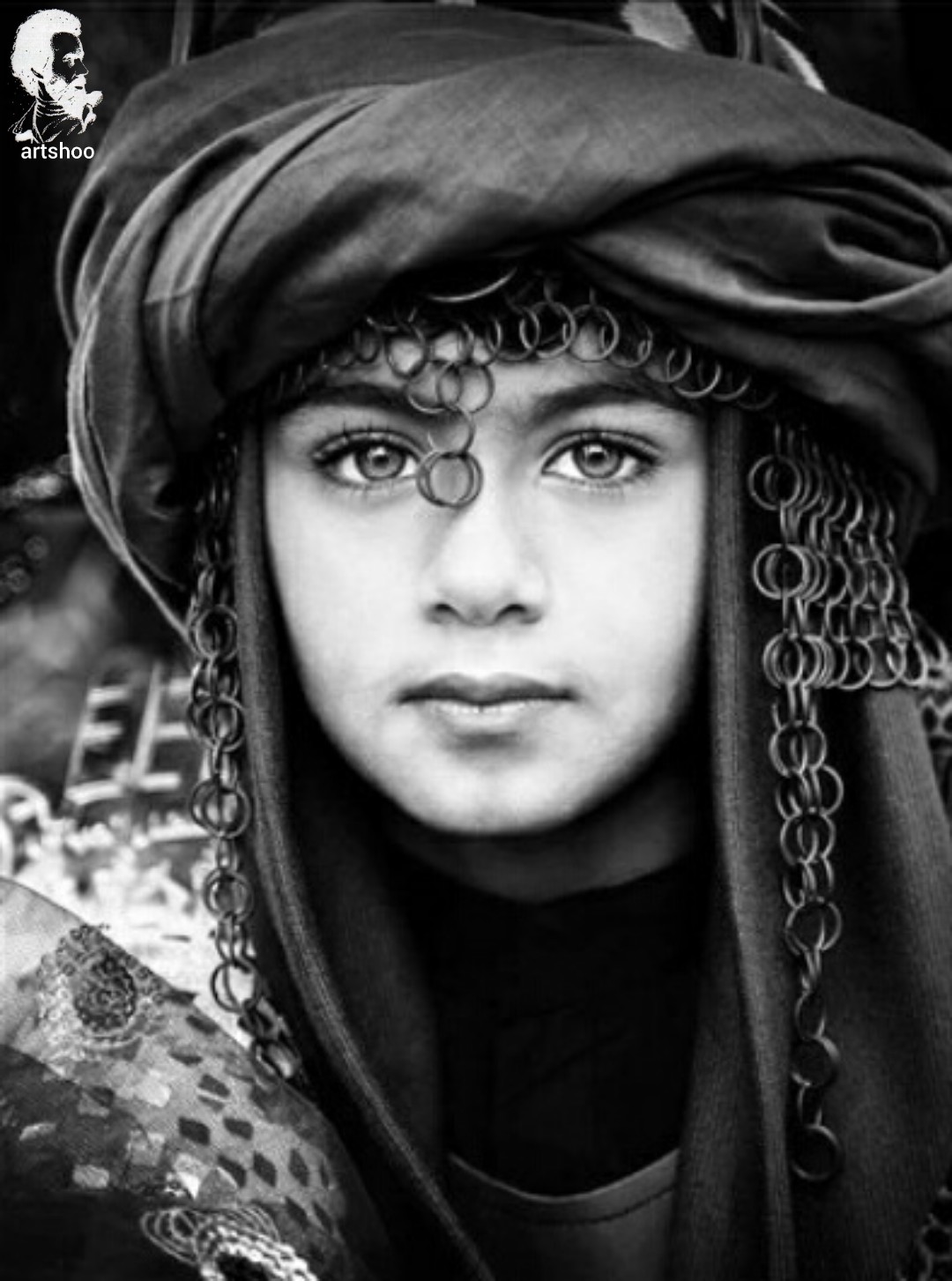 مدل کودک سیاه قلم
